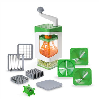 Nicer Dicer Julietti 7in1 Spiralschneider inkl. Würfel-Einsätze Set 13-tlg.